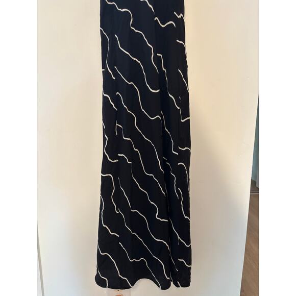 NWT Madewell The Layton Midi Slip Dress In Black Size 0 - Picture 9 of 9